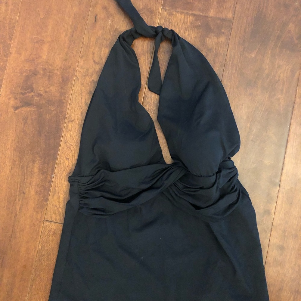 Chaps Sz 8 halter style bathing suit